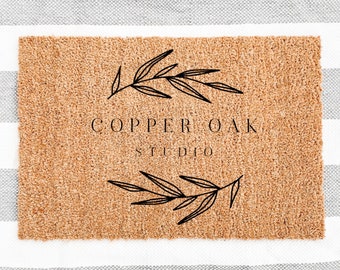 Rustic Coir Doormat Mockup | Farmhouse Style (Digital Download)