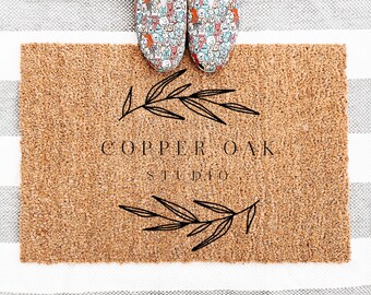 Rustic Coir Doormat Mockup | Farmhouse Style (Digital Download)