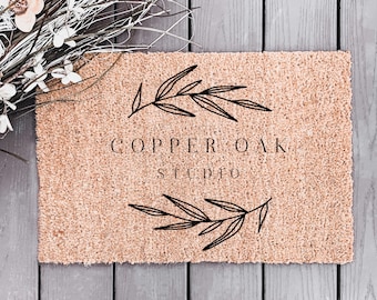 Coir Doormat Mockup | Rustic Doormat Mockup | Doormat Stock Photo | Rustic Mockup | Farmhouse Style Mockup | Rustic Outdoor Mat Mockup |