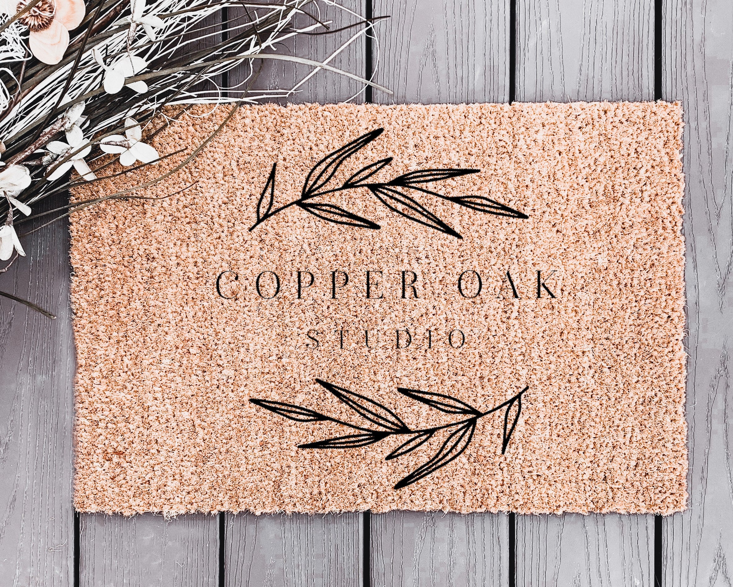Download Coir Doormat Mockup Rustic Doormat Mockup Doormat Stock Etsy