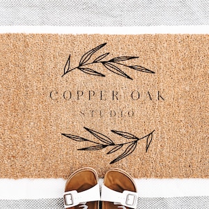 Coir Doormat Mockup | Rustic Doormat Mockup | Doormat Stock Photo | Rustic Mockup | Farmhouse Style Mockup | Rustic Outdoor Mat Mockup |