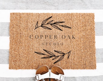 Rustic Coir Doormat Mockup | Farmhouse Style (Digital Download)