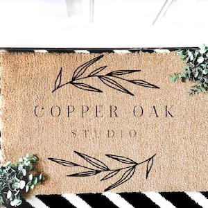 Coir Doormat Mockup | Rustic Doormat Mockup | Doormat Stock Photo | Rustic Mockup | Farmhouse Style Mockup | Rustic Outdoor Mat Mockup |