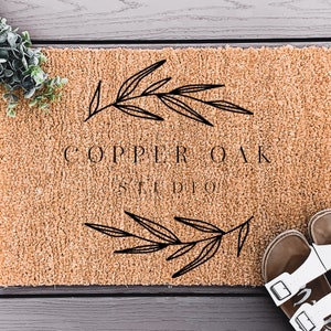 Coir Doormat Mockup | Rustic Doormat Mockup | Doormat Stock Photo | Rustic Mockup | Farmhouse Style Mockup | Rustic Outdoor Mat Mockup |