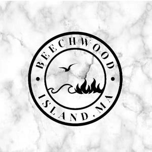 Beechwood Island Vinyl Decal Sticker // Car decal, laptop sticker, water bottle sticker // We Were Liars TV show, book, Cadence, Gat, Mirren