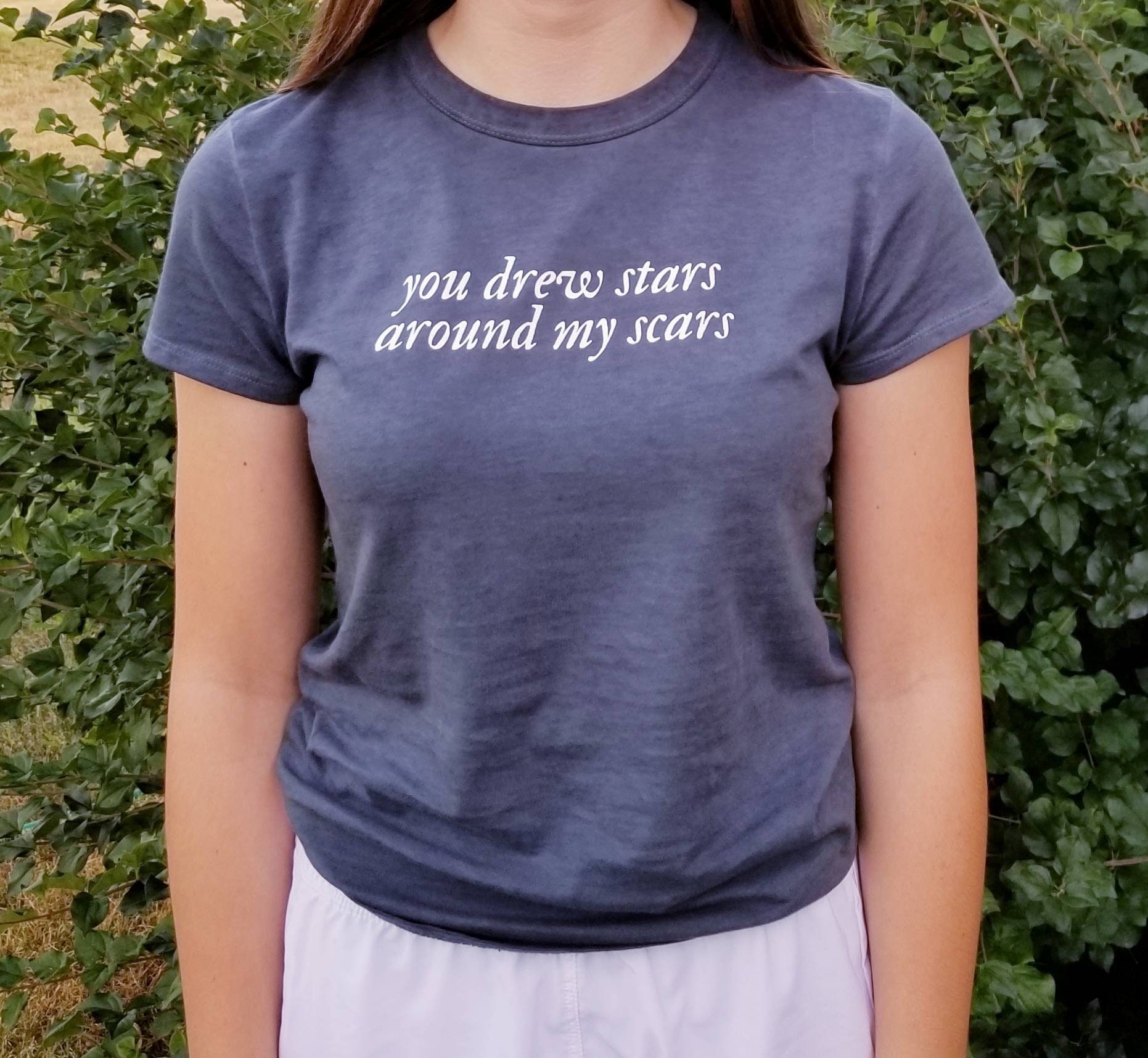 Iron On Decal You Drew Stars Around My Scars Etsy