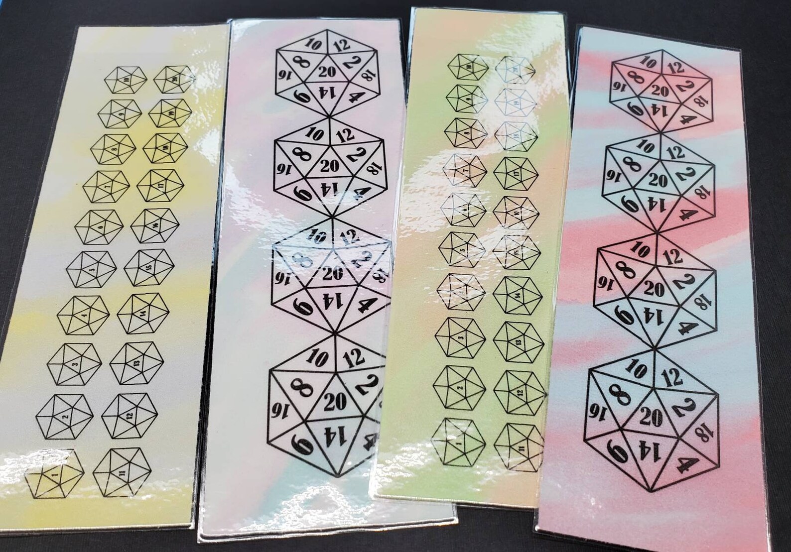 Bookmarks Dice Graphic Bookmarks // Dnd Bookmark // Dungeons | Etsy