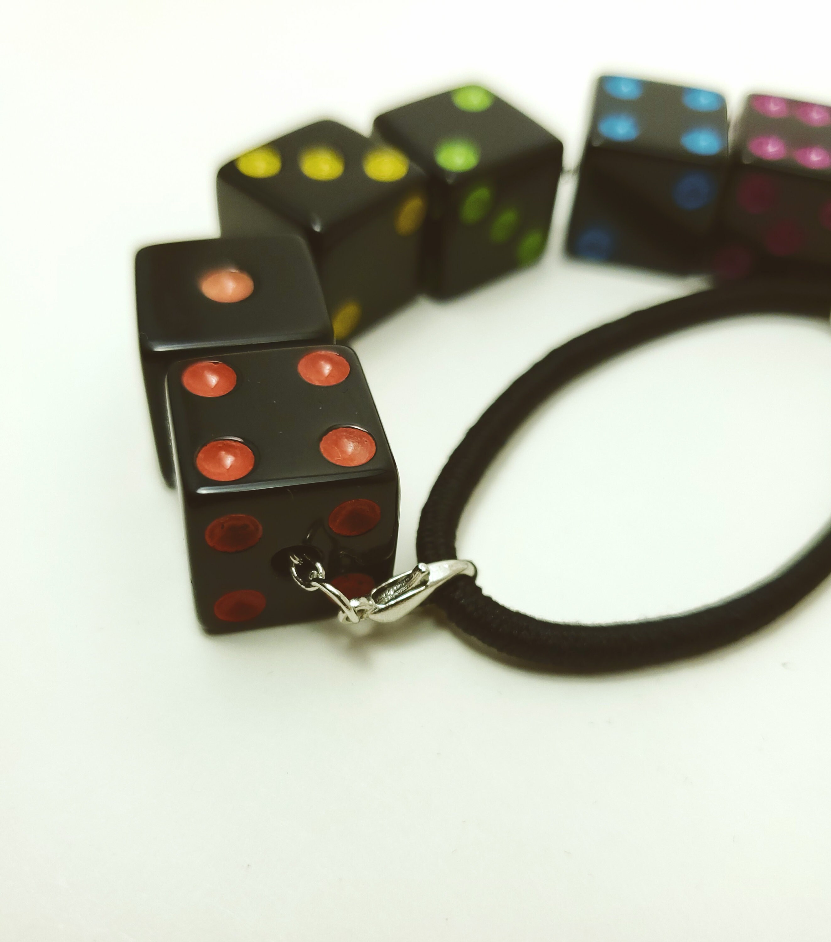 Dice Bracelet Chunky Dice Hair Tie Bracelet // Classic Die // Etsy