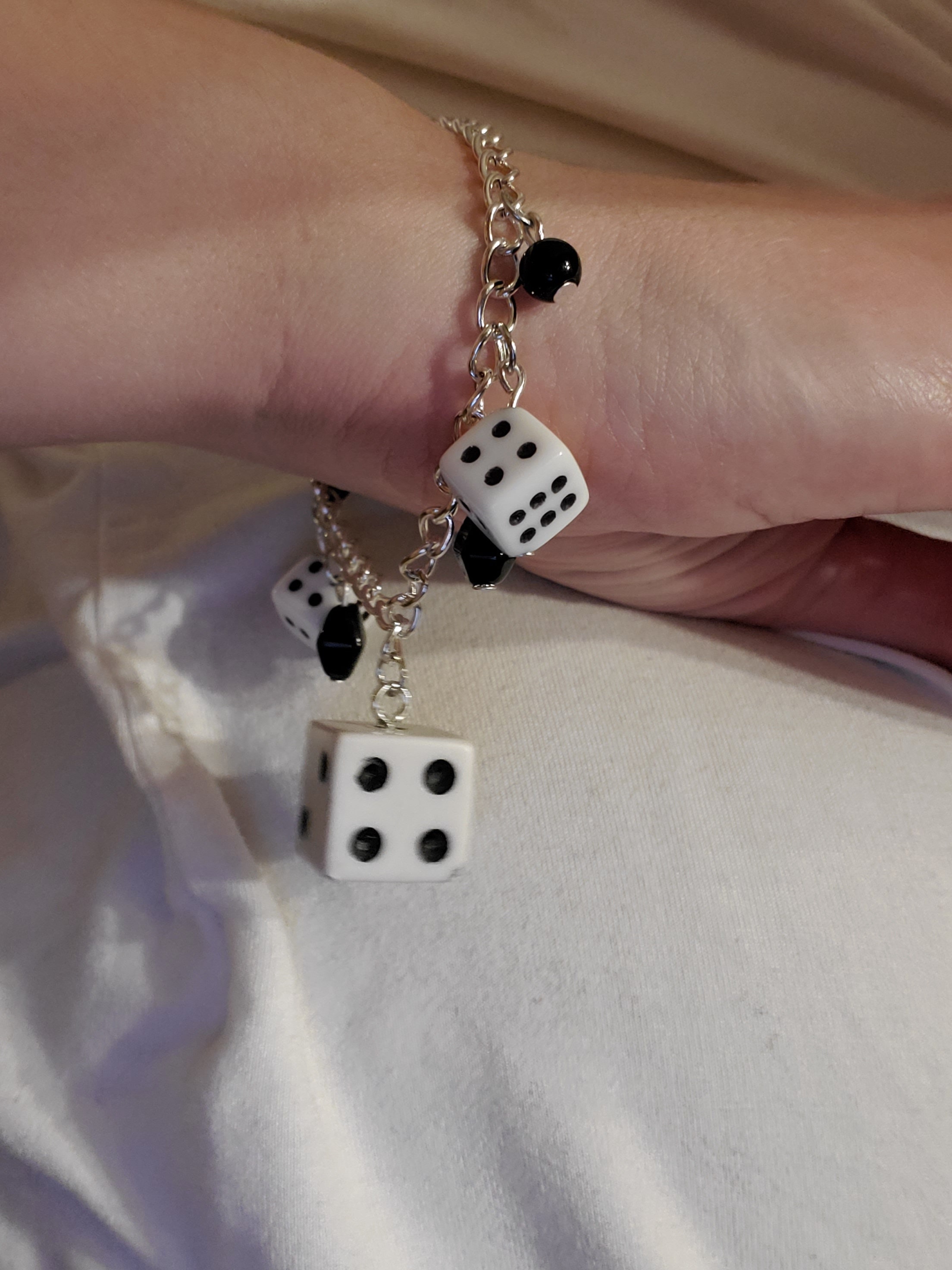 Dice Bracelet Classic Die Bracelet // Classic Dice // Geeky Etsy