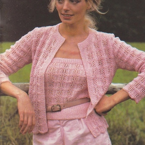 Cardigan Cami Sets - Etsy