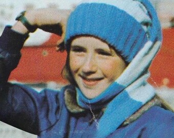 Jaunty Dickens Classic Stocking Cap Hat Pattern for Children