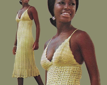 Crochet Summer Slip Dress | Crochet Pattern PDF