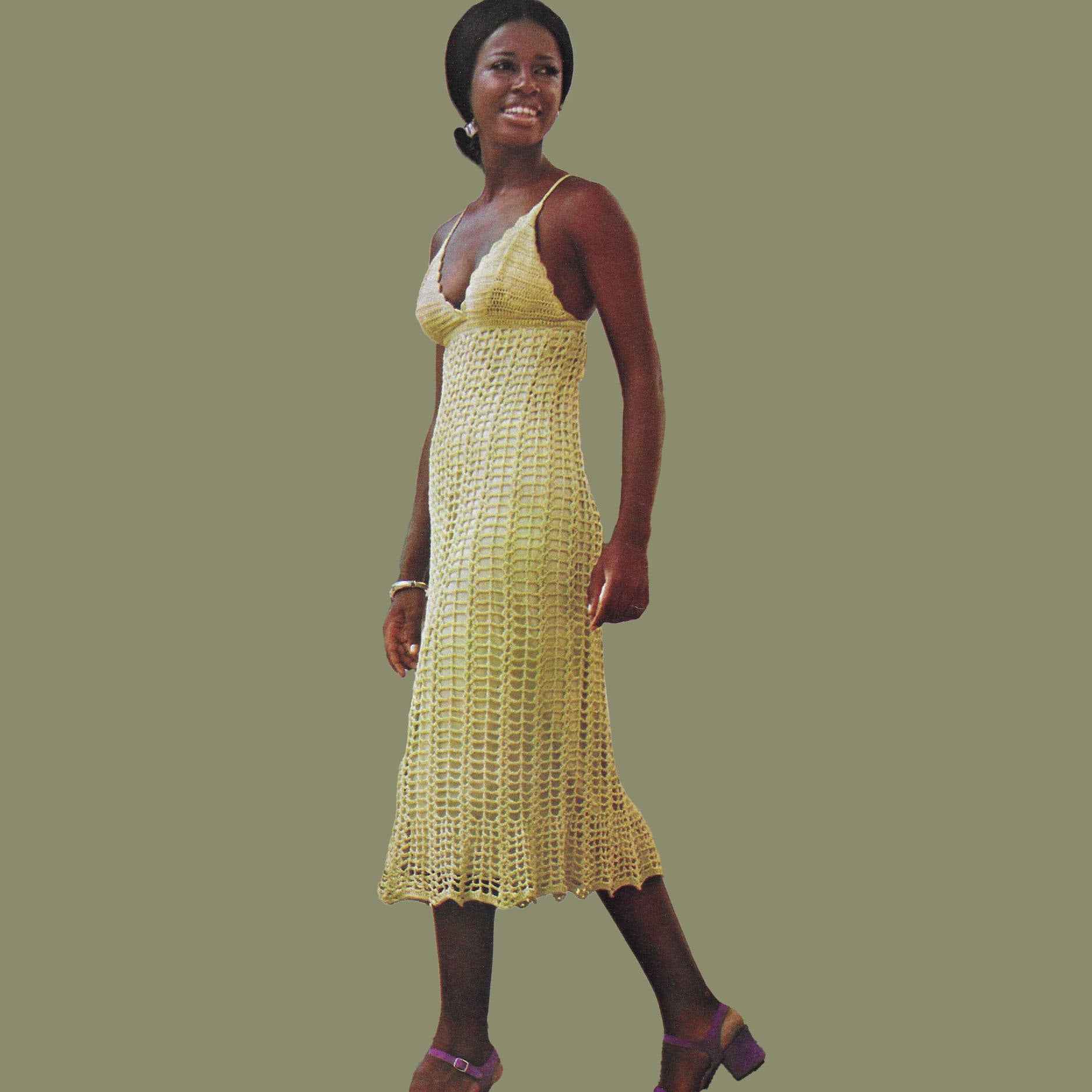 Crochet Summer Slip Dress | Crochet Pattern PDF - Etsy