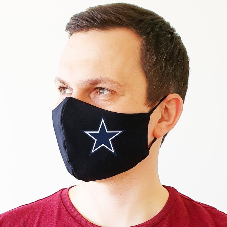 Dallas Cowboys Face Mask Reusable face mask unisex face Etsy