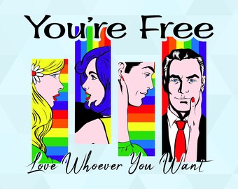 Gay Pride Svg Free Etsy