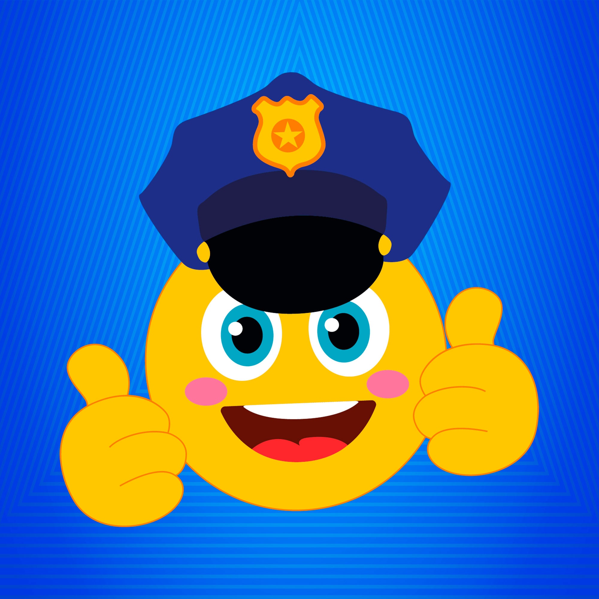 Police Smiley Face