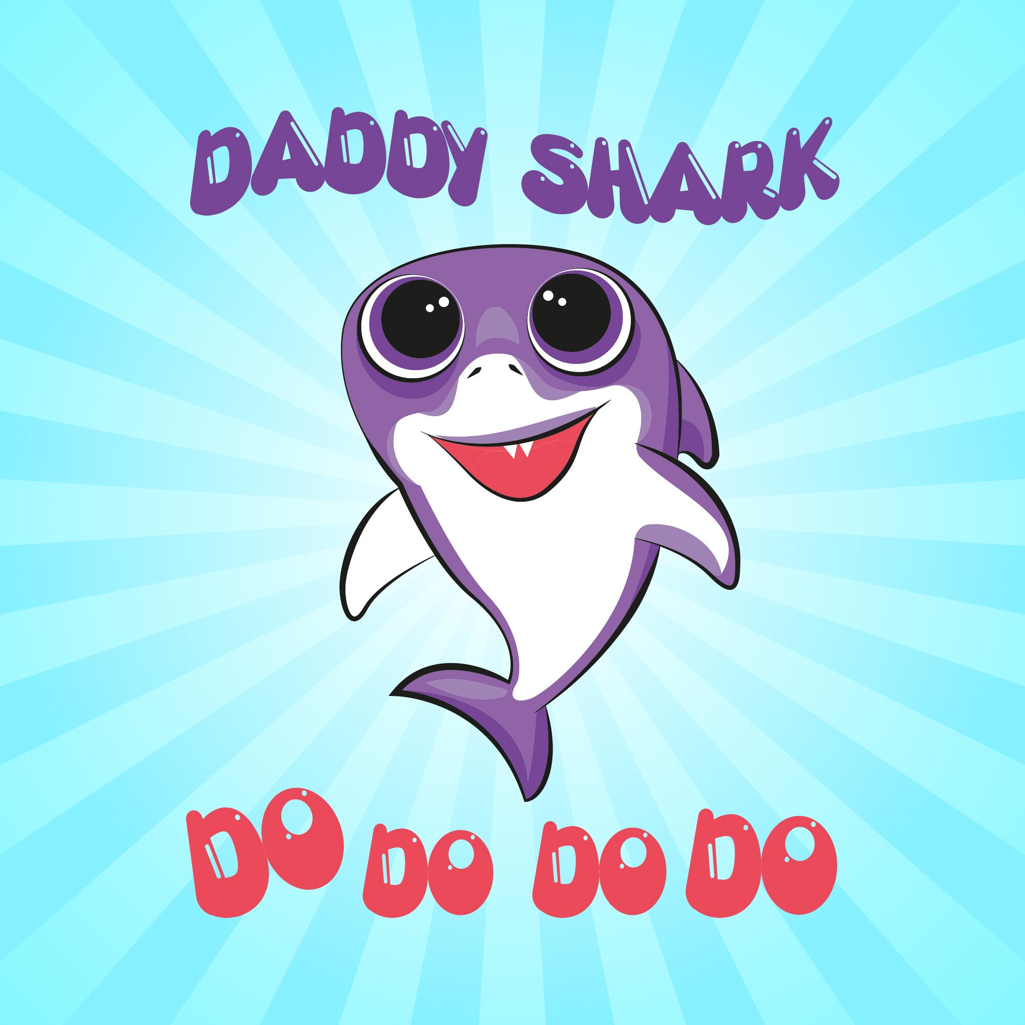 Use With Cricut Or Adobe Illustrator PNG Baby Shark Preschool Girl SVG 