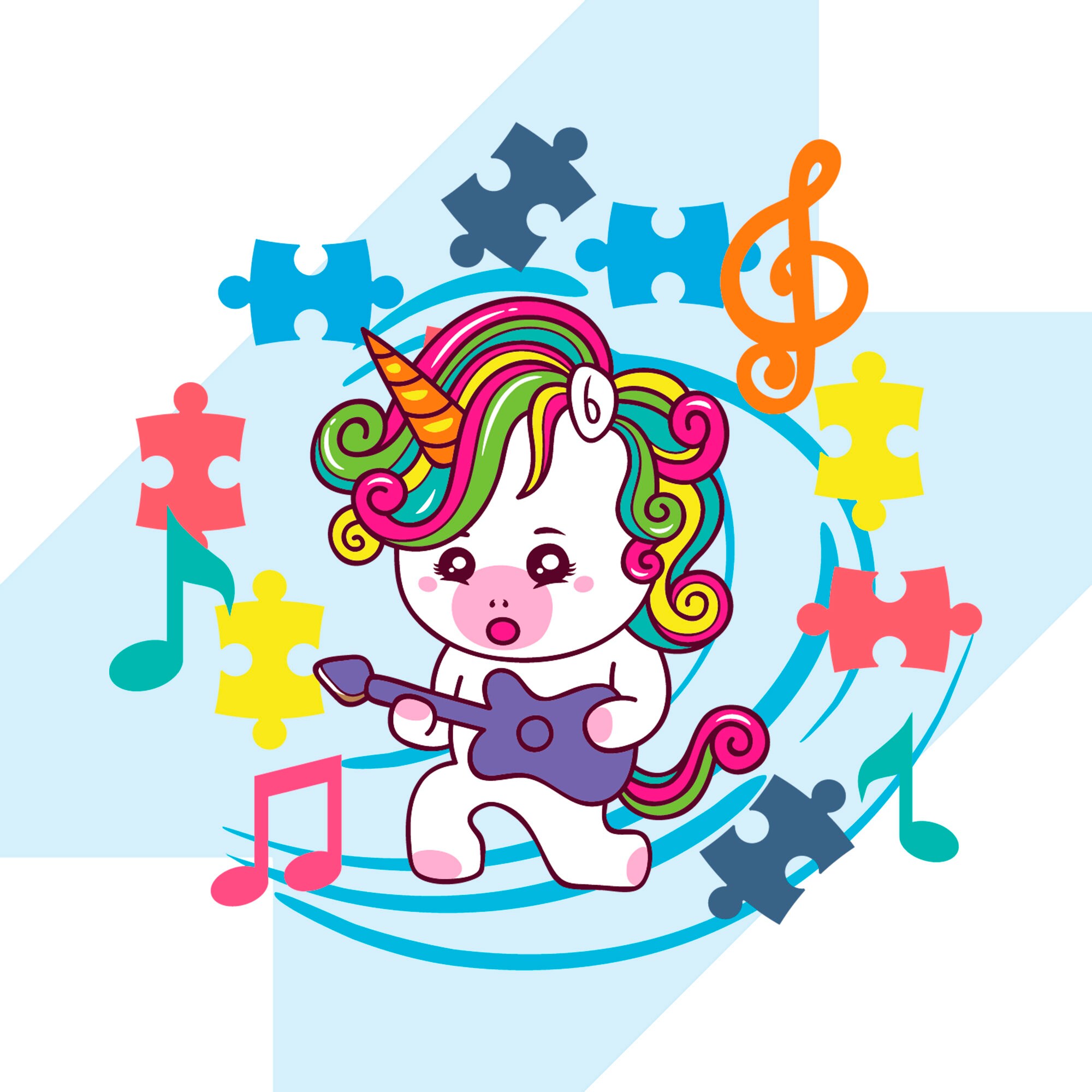 Autism svg autism unicorn svg unicorn svg unicorn puzzle - Etsy España