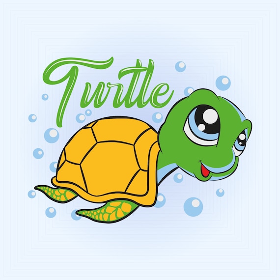 Download Turtle Svg Kids Turtle Svg Cute Turtle Svg Sea Creature Etsy