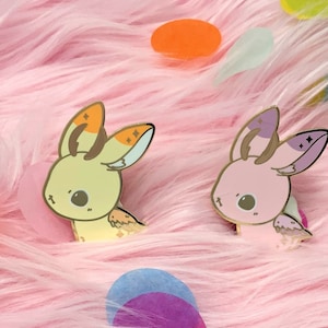 Cute Mythical Cryptid Creatures Wolpertinger Hard Enamel Pins