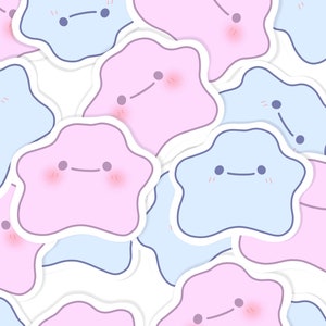 Niedliche Klecks Pokemon Ditto Sticker!