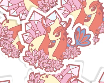 Crystal Water Monster Milotic Stickers