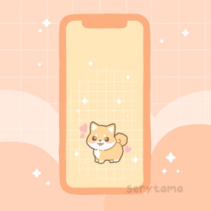 Cute and Kawaii Shiba Inu iPhone Wallpaper, Phone Wallpaper