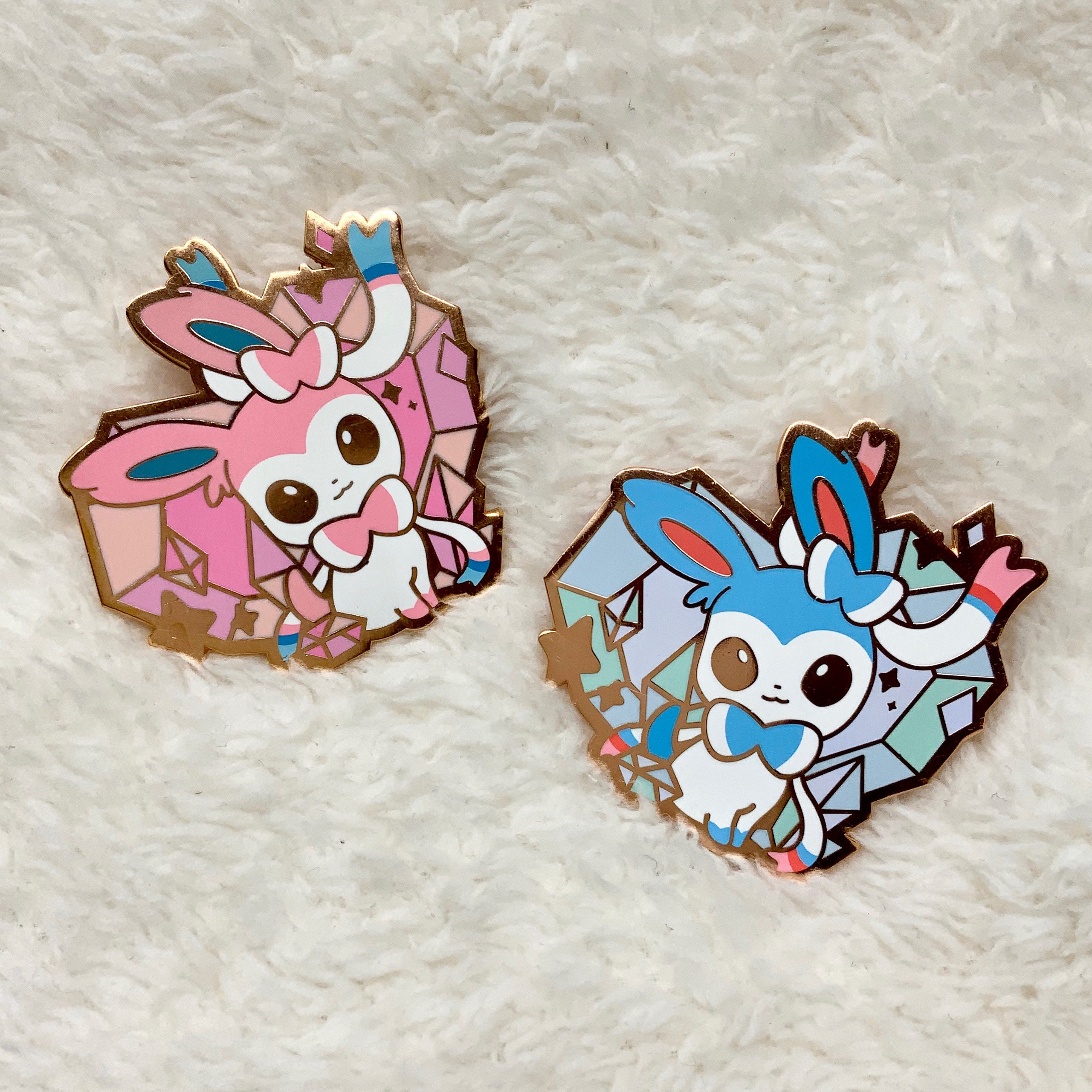 RESTOCKED - Cute and Kawaii Pokemon Sylveon Enamel pins