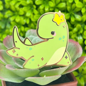 Cute and Kawaii Cryptid Loch Ness Monster Nessie Mythical Pin