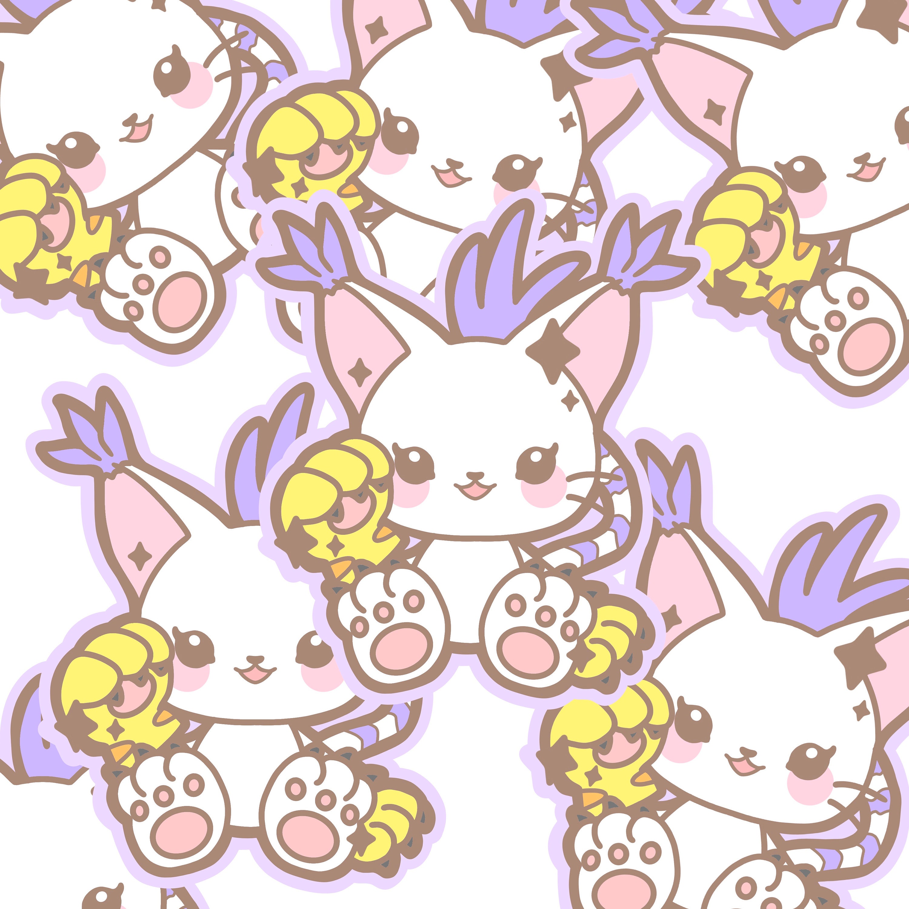 Digimon Cute Kawaii Gatomon sticker