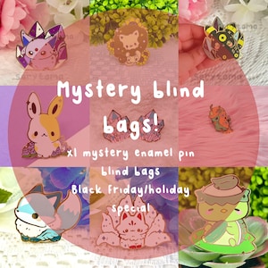 Flea Circus Designs //Mystery C Grade Enamel Pin Bags// 20 Pin Bag