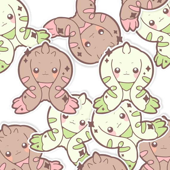 Digimon Cute Kawaii Terriermon And Lopmon Stickers Etsy Denmark