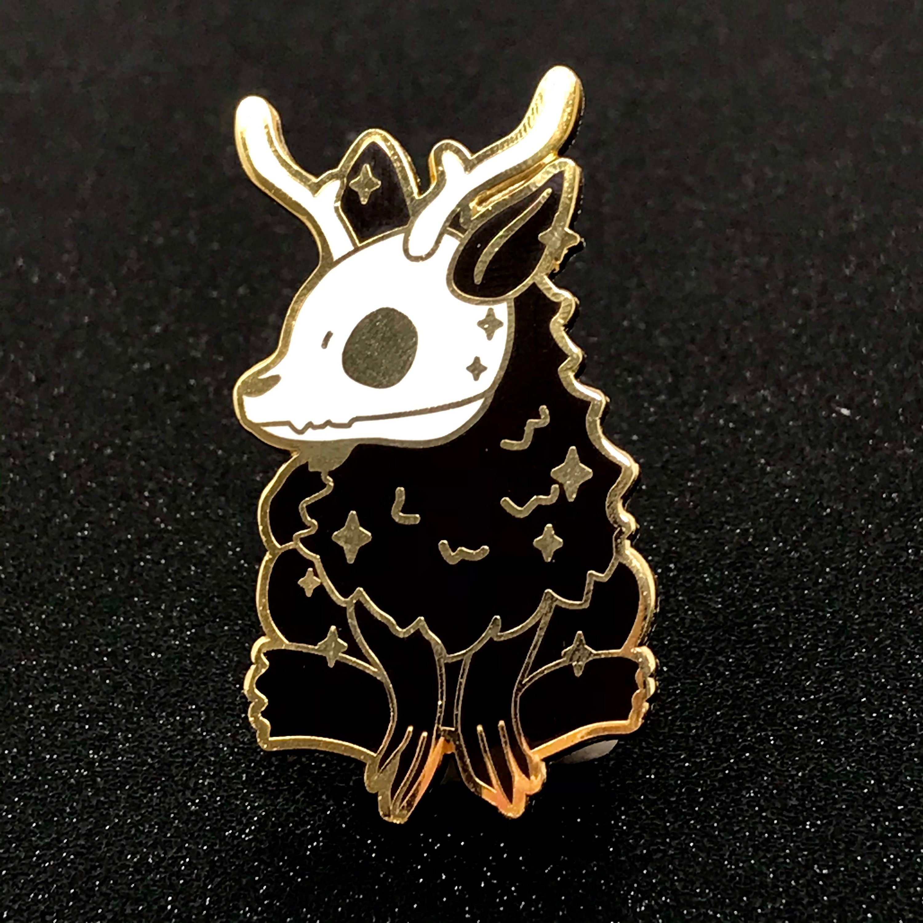 Kawaii Mythical Cryptid Creature Deer Monster Hard Enamel Pin