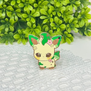 Cute Kawaii Leafeon Hard Enamel Pin