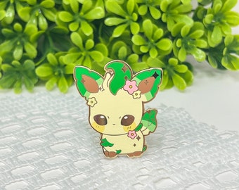Cute Kawaii Leafeon Hard Enamel Pin