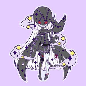 Digi Cute Kawaii Lady Devimon Stickers