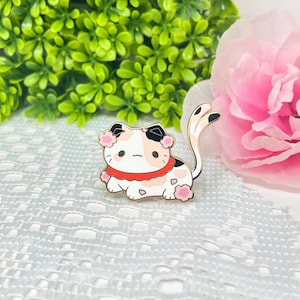 Cute and Kawaii Sakura Bakeneko Cryptid and Mythical creature pin