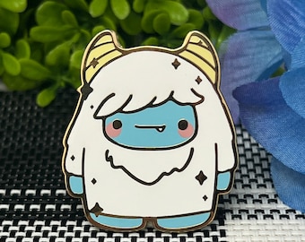 Cute and Kawaii Yeti Cryptid Mythical Creature Enamel pin