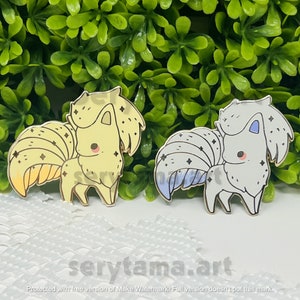 Ninetales Enamel Pin (*Please read description for my grading scale*)