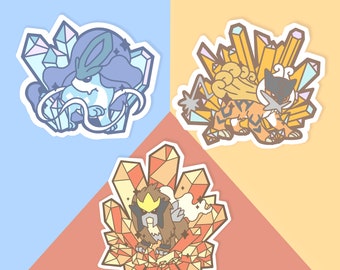 ポケモン　3犬　エンテイ　スイクン　ライコウ　ストラップ　根付けクリアノーマル ライコウ使いは、3犬復刻イベントでエンテイ・スイクンを狙うのか