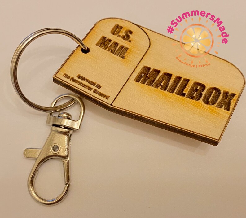 Download SVG FILE: Mailbox Key Key fob Key Ring Never lose your | Etsy