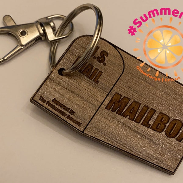 Mailbox Keychain - Key fob, Keyring, keychain - Never lose your Mail box key again