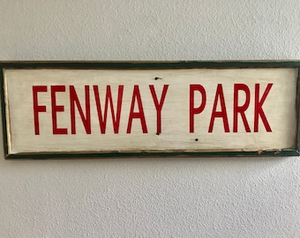 Fenway Park Wooden Sign,Green Monster, Boston Red Sox, Beantown Sports Fans, Baseball Fan, Sports Lovers Gifts, Cathedral of Baseball,