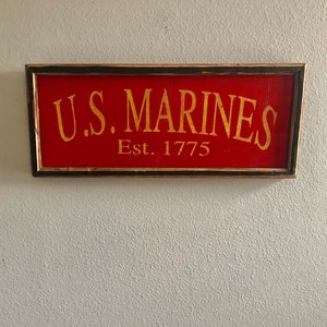US Marines Sign