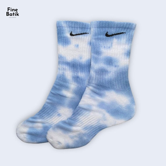 light blue nike socks