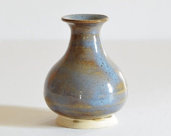 Blue Rustic Bud Vase