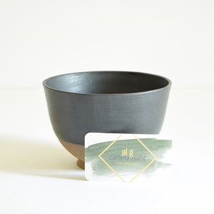 Matte Black Brown Cereal Bowl image 6