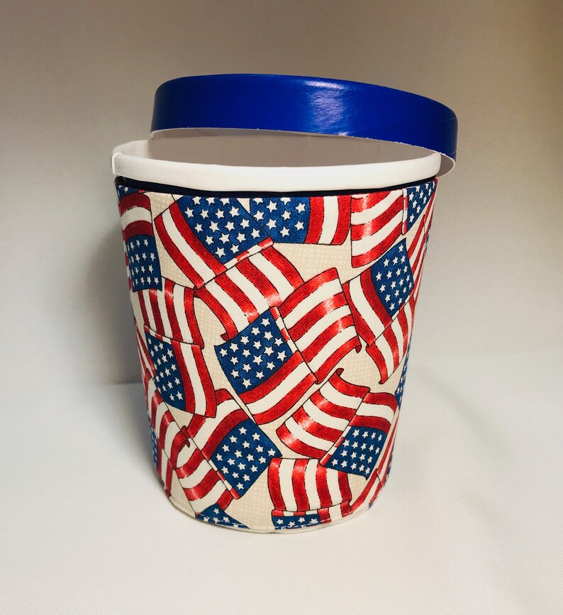 Ice Cream QUART Cozy, Ice Cream Cozy, Ice Cream Kozy, Reversible Cozy, Washable, Reusuable