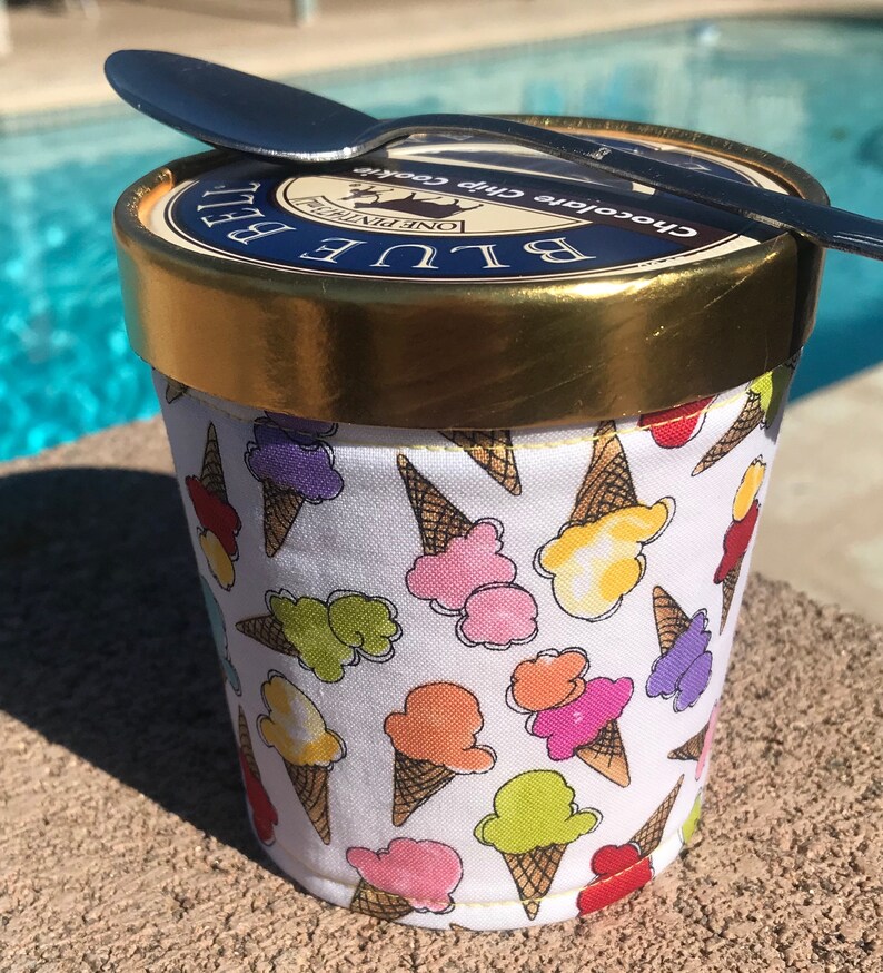Ice Cream Cozie Ice Cream Sleeve Ice Cream Kozy Ice Cream Etsy