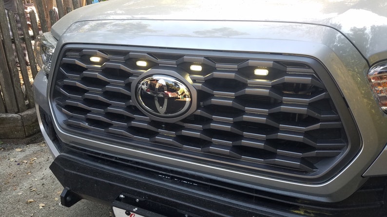2020 2021 Toyota Tacoma 3d Printed Raptor Style Light Grille Etsy